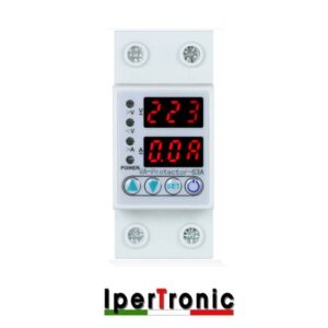 Voltmetro Amperometro Digitale 2 Moduli 230V 63A